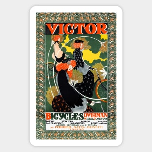 Bicycles Advertising - Victor Sticker